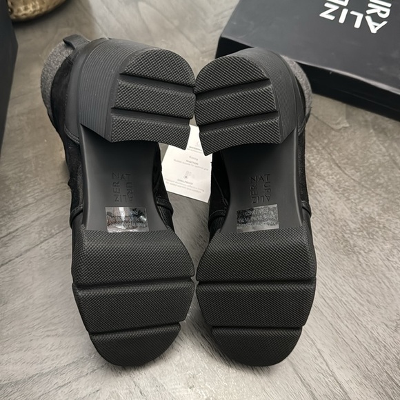 NATURALIZER Myla Womens Leather Cold Weather Combat Boots - Picture 3 of 8